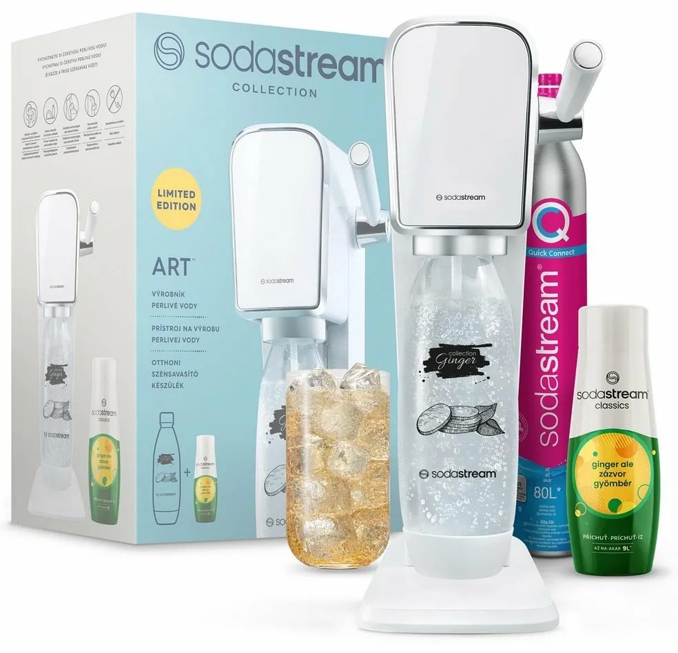 Sodastream Art White Ginger Ale Mpackszikvízkészítő
