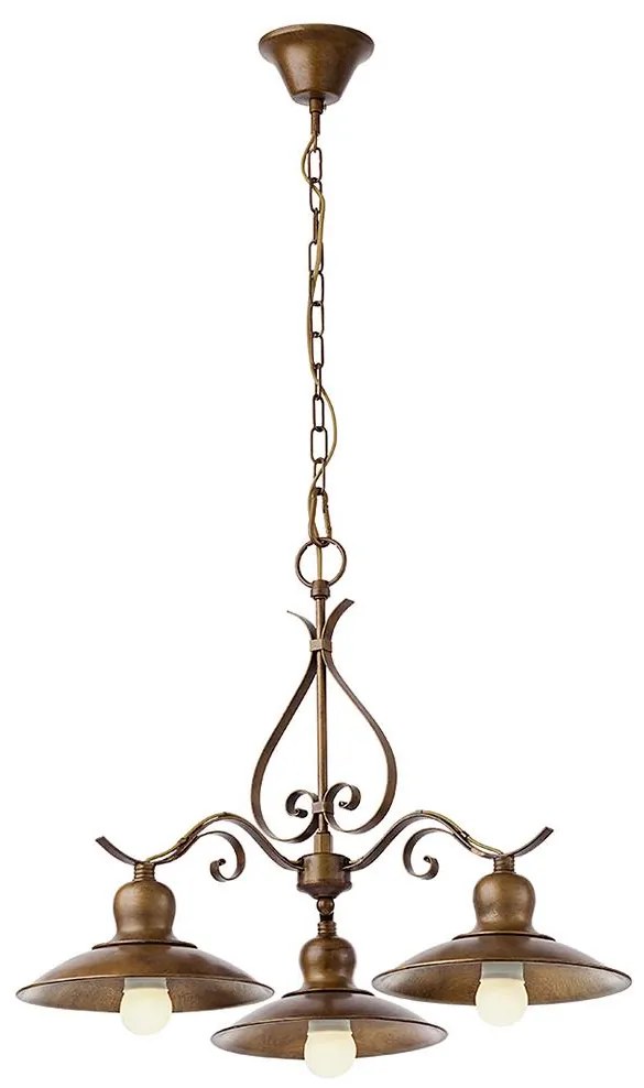 INCANTI 02-760 - Csillár láncon LENA 3xE27/42W/230V