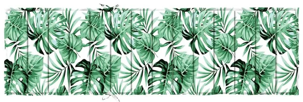 Napozó Fekvőpárna Floral Zöld 200 x 70 x 4 cm Oxford szövet