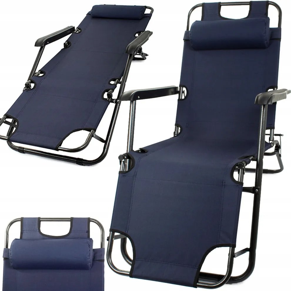 Kerti napozóágy strand összecsukható gravitációs párna megerősített puha