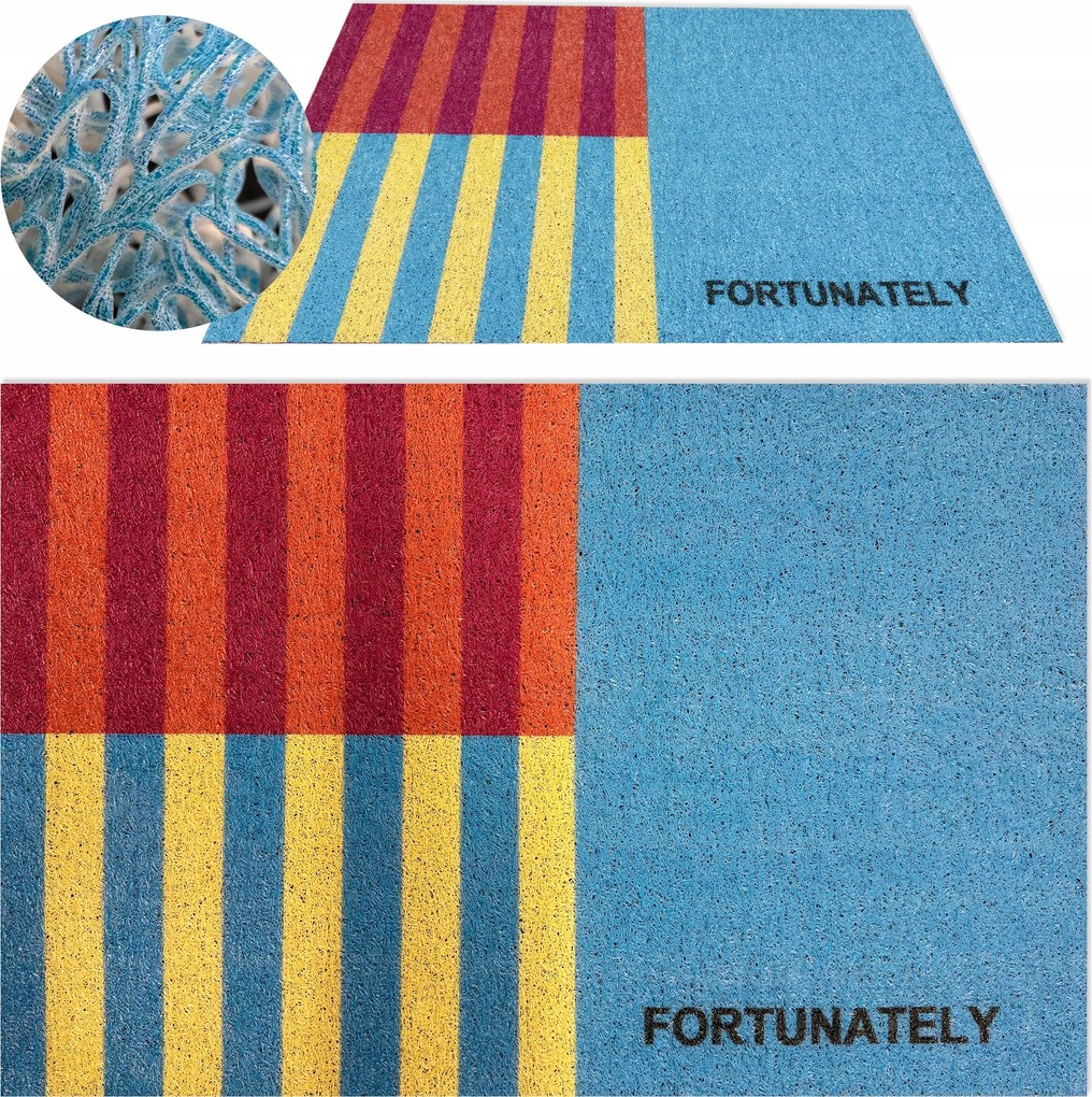 Lábtörlő Ajtó Alá Vinil szőnyeg Csúszásgátló Belső Kültéri 40x60cm