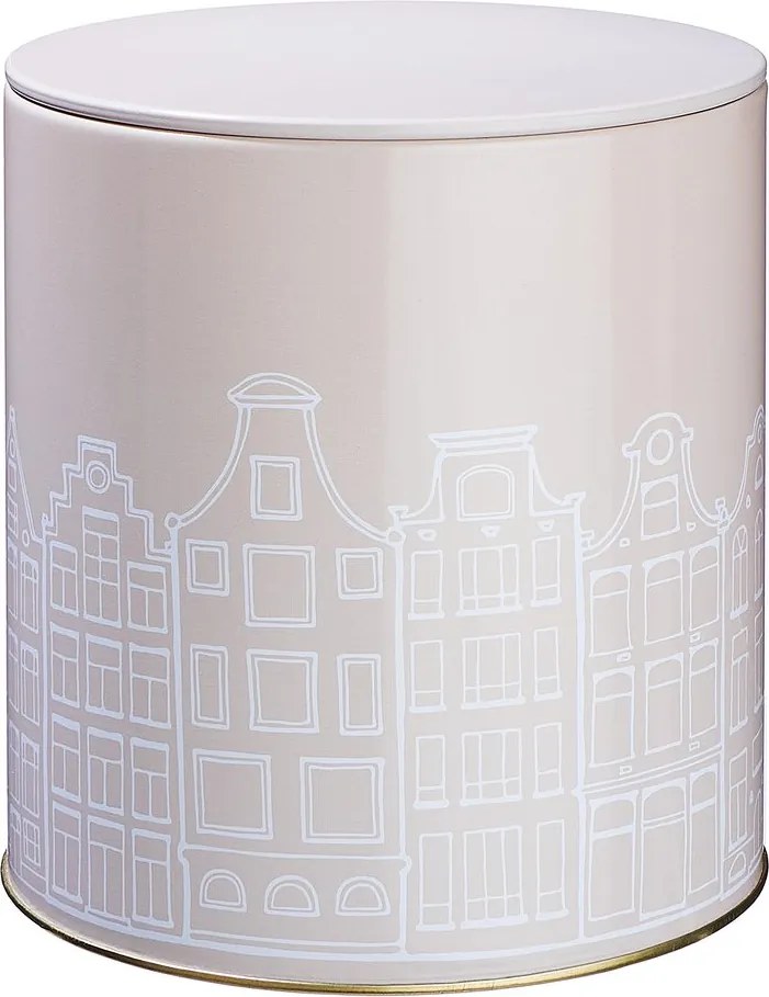 COOKIE JAR fém tárolódoboz, Amsterdam Ø13,5 cm