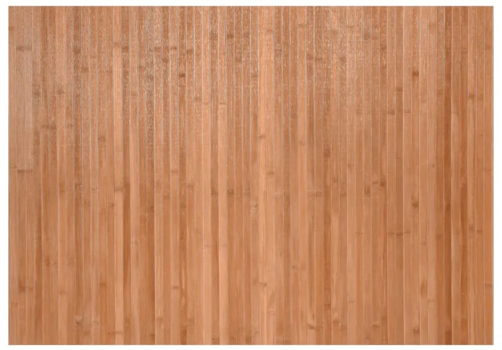 négyszögletű természetes bambusz szőnyeg 70 x 100 cm