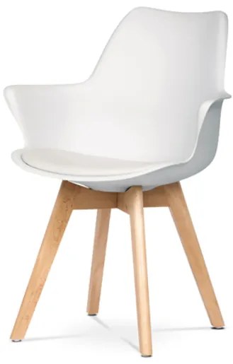 Autronic Étkezőszék műanyag fehér CT-771 WT