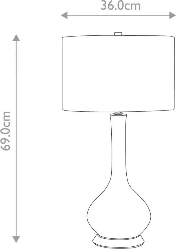 Elstead Lighting Milo MILO-AB-TL-RTH Asztali lámpa 1x60 W/E27