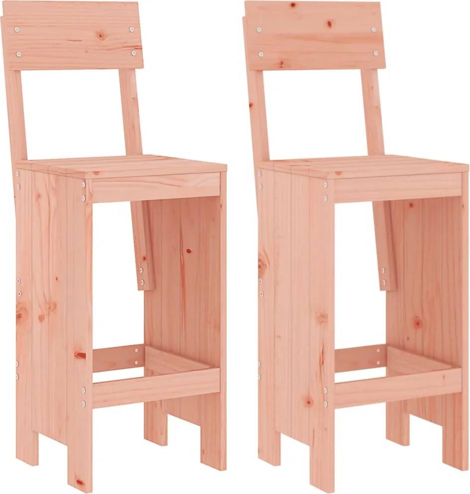vidaXL 2 db tömör duglászfenyő bárszék 40x48,5x115,5 cm