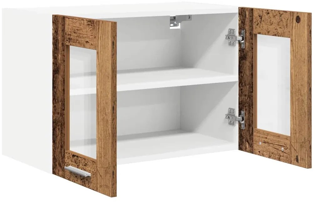 Függő szekrény polcokkal Riga Öreg fa 60 x 31 x 40 cm Faanyag