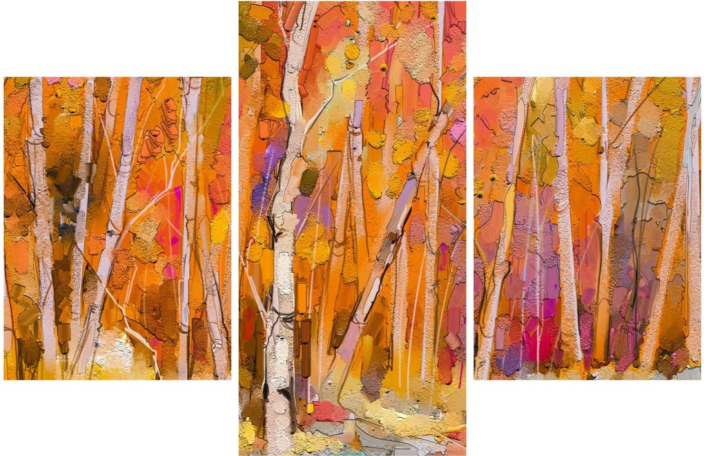 Kép - őszi erdő (90x60 cm)