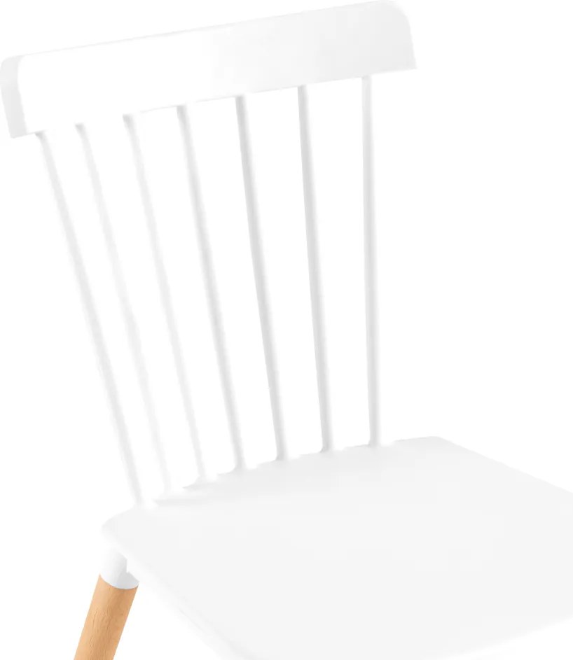 Étkezőszék, fehér/bükk, ZOSIMA