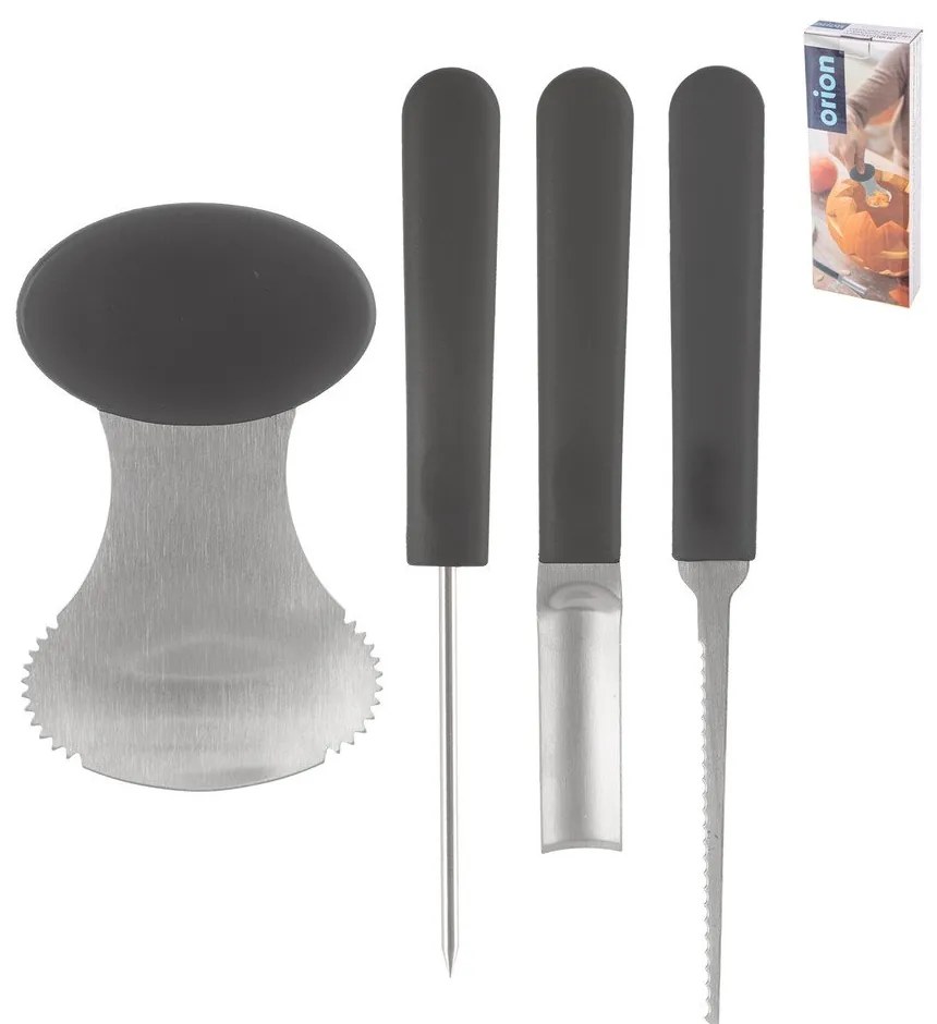 Rozsdamentes acél ételfaragó készlet zöldségekhez – Orion