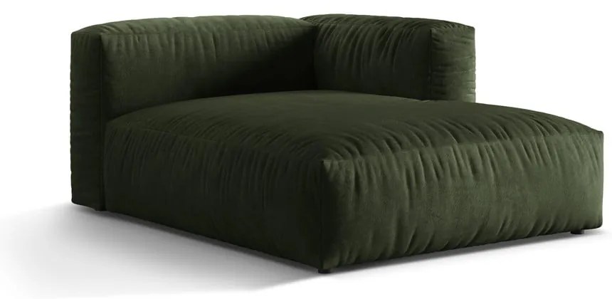 Zöld bársony kanapé modul (jobb oldali) Martina – Micadoni