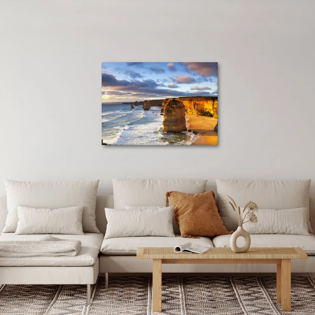 A tengeri sziklák képe (70x50 cm)