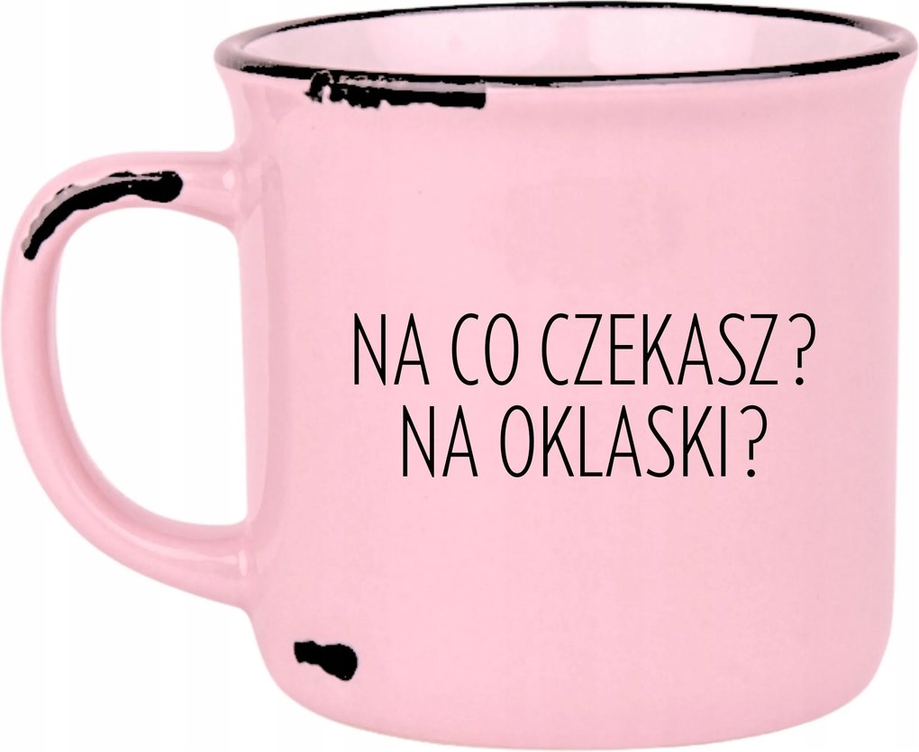 Bögre Rózsaszín Retro Ajándék Vicces Anyák Napja Mire Vársz? Tapsra