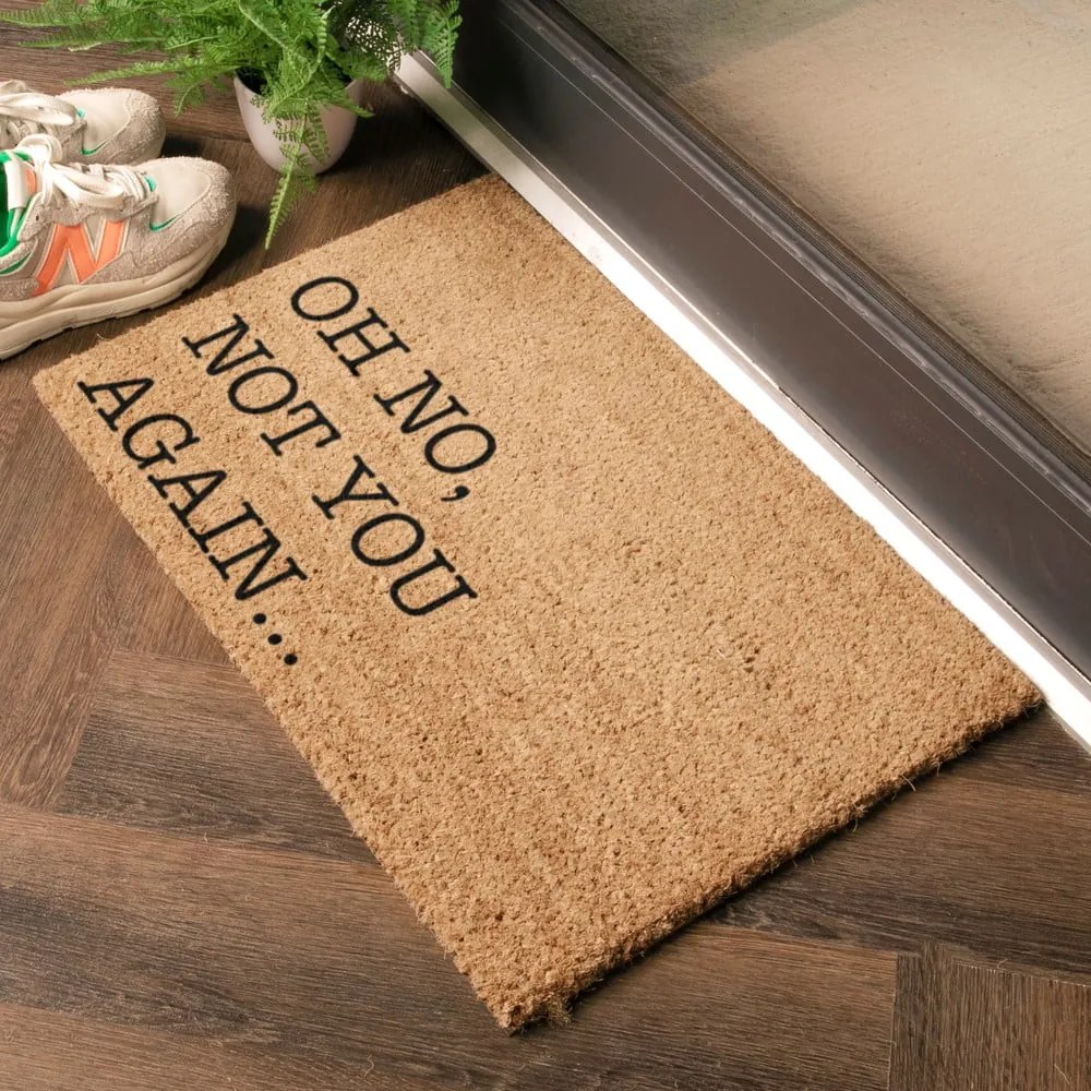 Kókuszrost lábtörlő 40x60 cm Oh No Not You Again – Artsy Doormats
