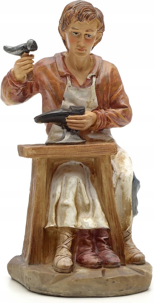 Karácsonyi Betlehem Figura 'munkás Cipész' 20cm magas figurákhoz