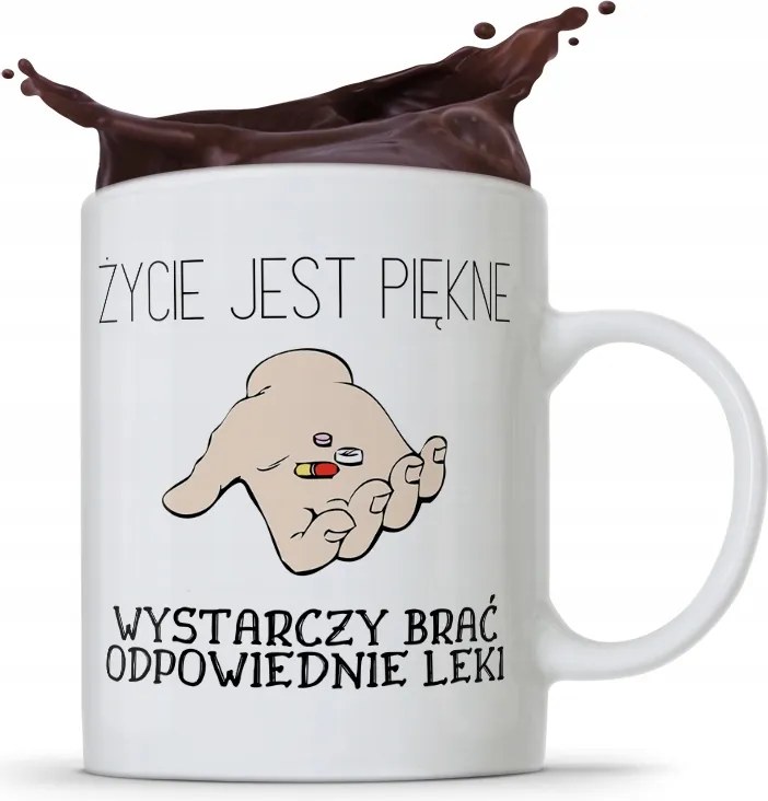 Bögre Az Orvosnak Az Élet Gyönyörű, fényképes nyomtatással