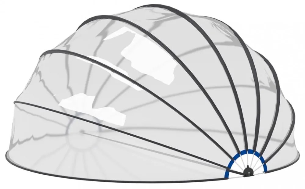 medencekupola 559 x 275 cm