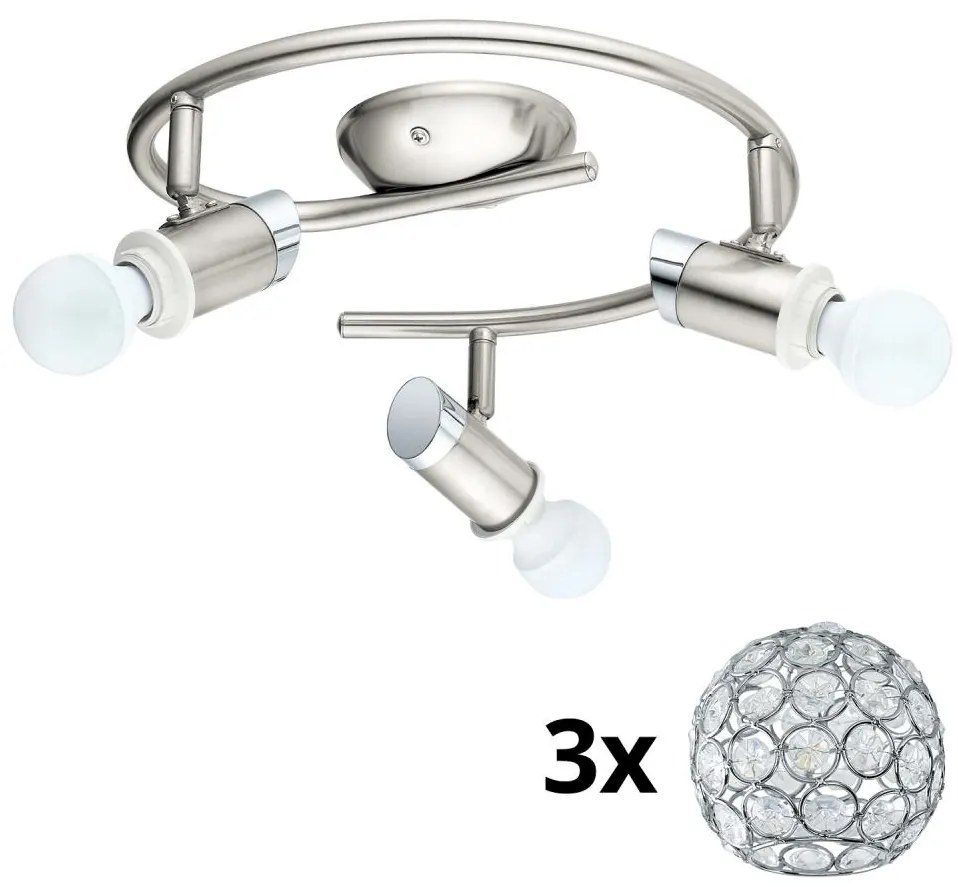 Eglo Eglo - LED spotlámpa MY CHOICE 3xE14/4W/230V króm EG31108B