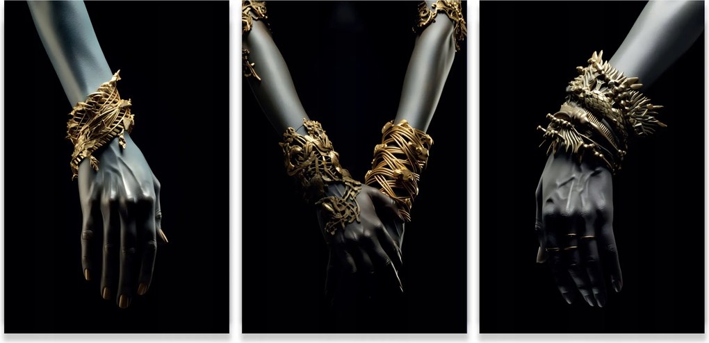 Poszterek Falra Nő Szett 3 Képek Hálószoba Nappali Keret Nélkül 70x50