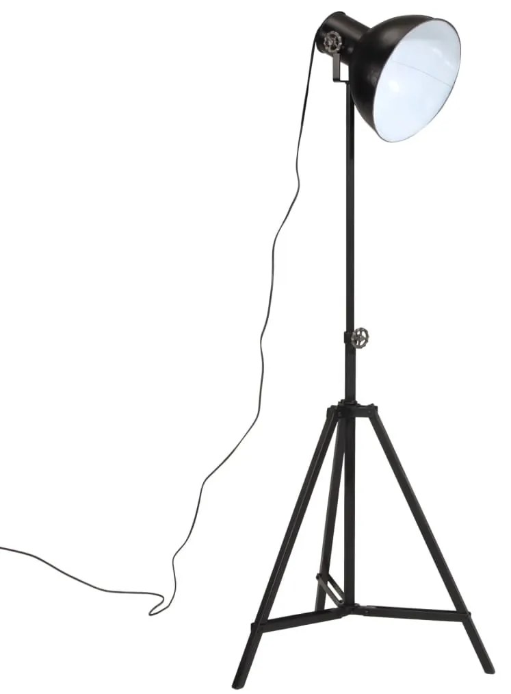 fekete állólámpa 25 W 61x61x90/150 cm E27