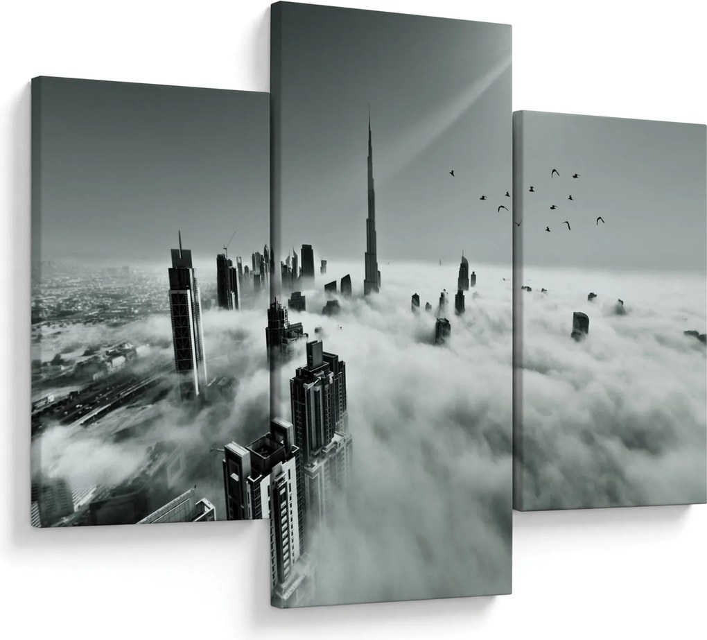 Kép - Felhőkarcolók Dubaiban (90x60 cm)