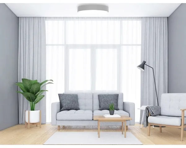 Mennyezeti lámpa érzékelővel CLEO 5xE27/24W/230V á. 60 cm szürke