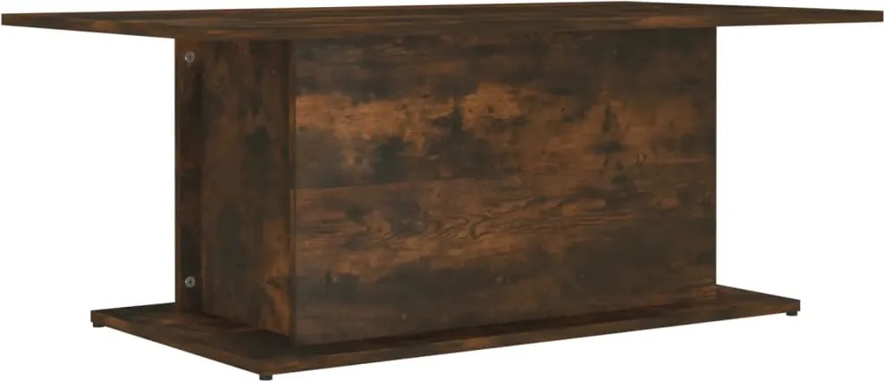 vidaXL füstös tölgy színű fatermék dohányzóasztal 102x55,5x40 cm