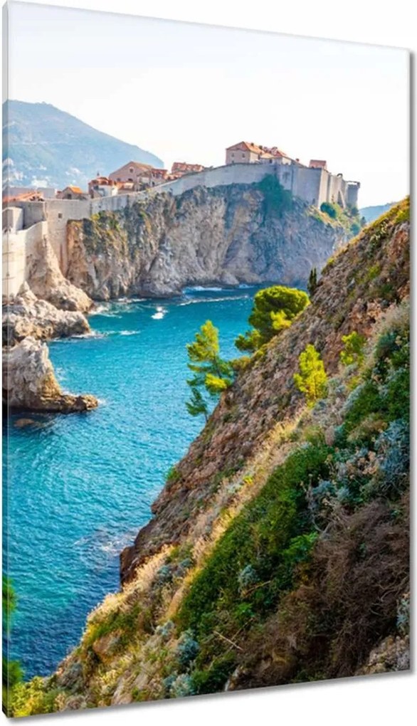 Festmények 80x120 Kilátás a Lovrijenac erődből