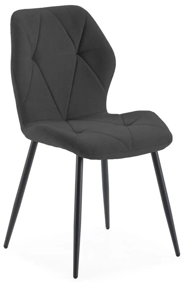 Fekete étkezőszék szett 4 db-os Luna – Marckeric