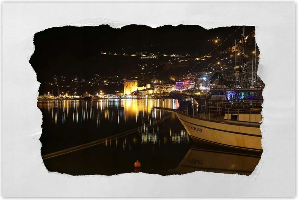 Poszterek 90x60 Antalya éjszaka Kirándulás