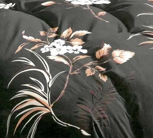 Pamut ágynemű Homa ODETA DARK GREY 7 részes 140X200 cm