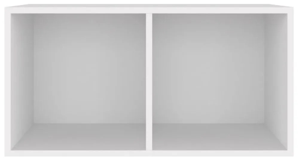 fehér szerelt fa lemeztároló doboz 71 x 34 x 36 cm