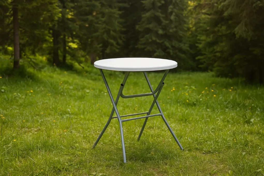 Összecsukható kerek "bárasztal"