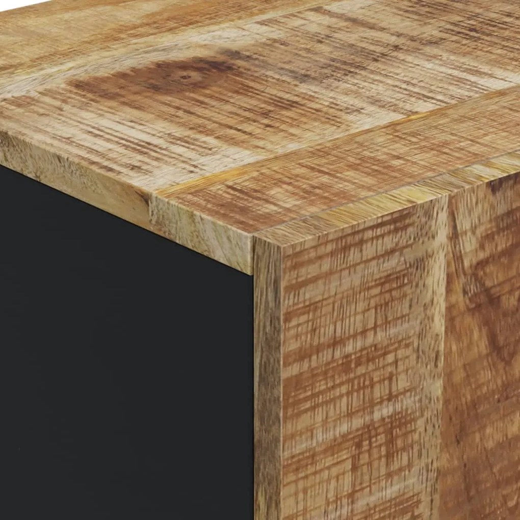 tömör mangófa tálalószekrény ajtóval 40x31x75 cm