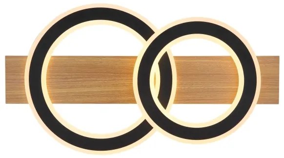 Globo 48038-40 - LED Mennyezeti lámpa JAYDEN LED/40W/230V barna