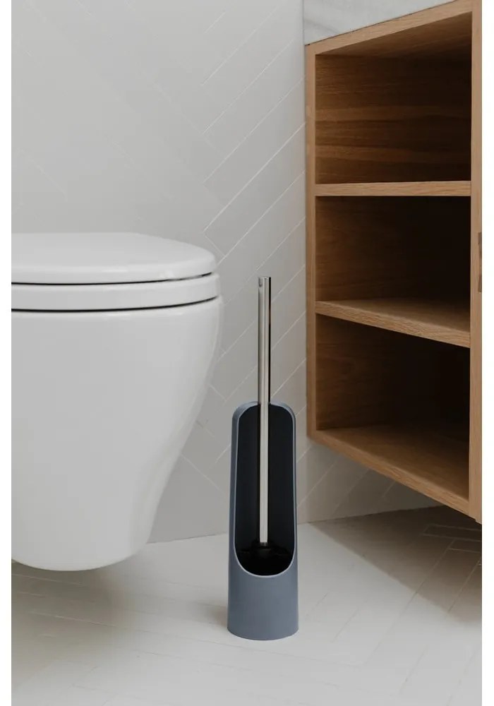 Kék műanyag WC-kefe Touch – Umbra