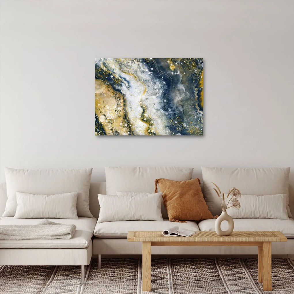 Kép - Arany absztrakció (70x50 cm)