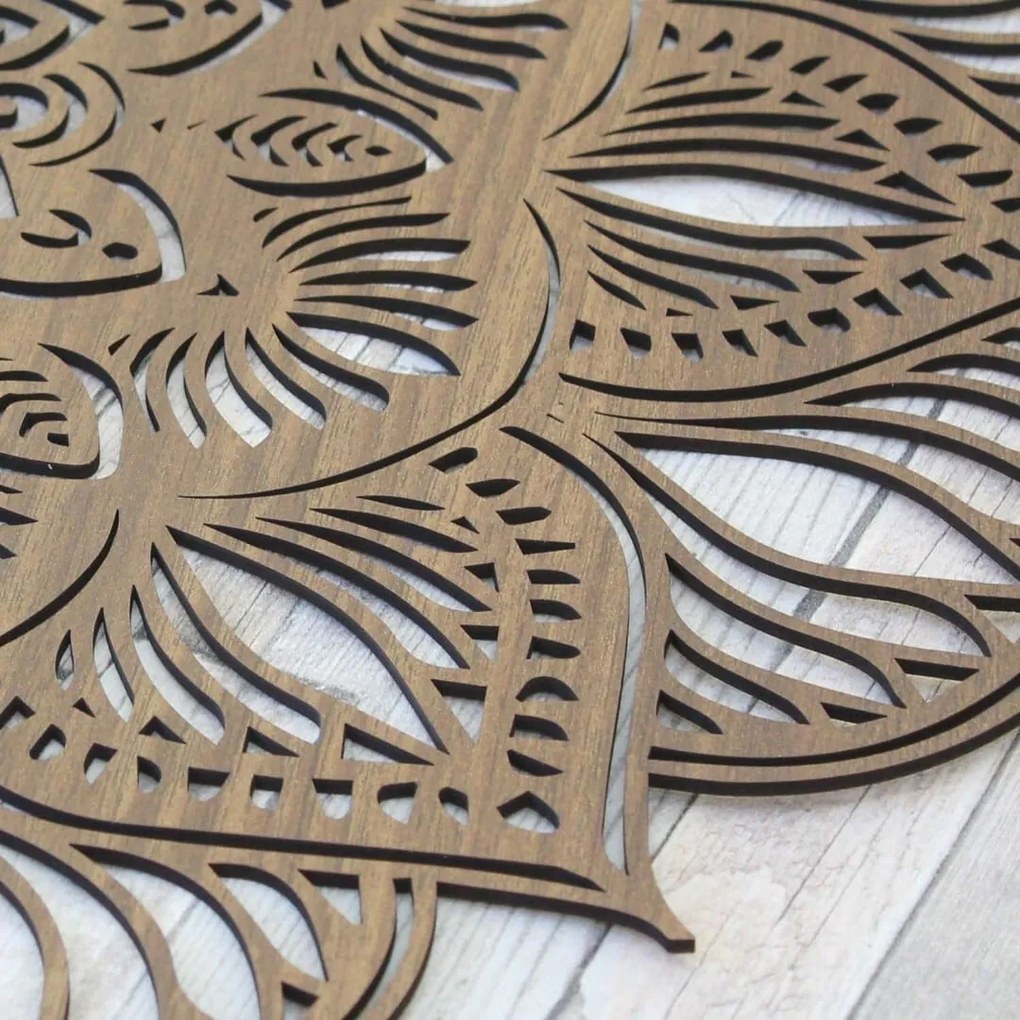 DUBLEZ | Lótuszvirág mandala - 3D falikép | Fali kép