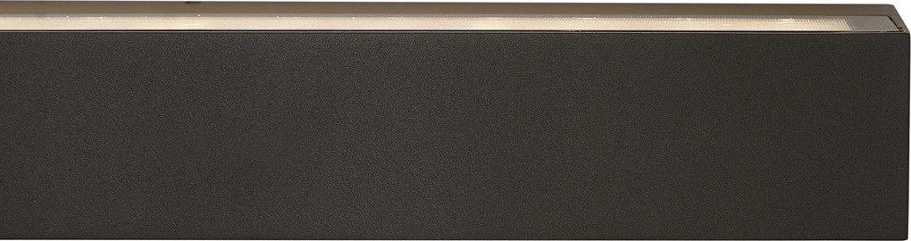 Ipari kültéri fali lámpa fekete 55 cm LED-del IP65 - Hannah