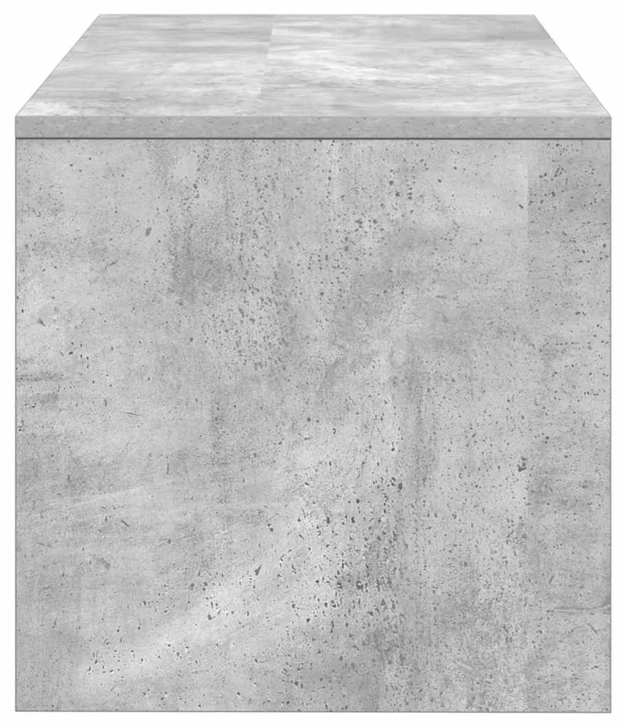 betonszürke forgácslap TV-szekrény 80 x 40 x 40 cm