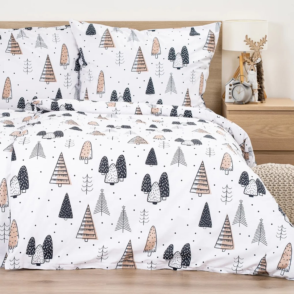 4Home Pamut ágynemű Frugal Winterland, 140 x 220 cm, 70 x 90 cm