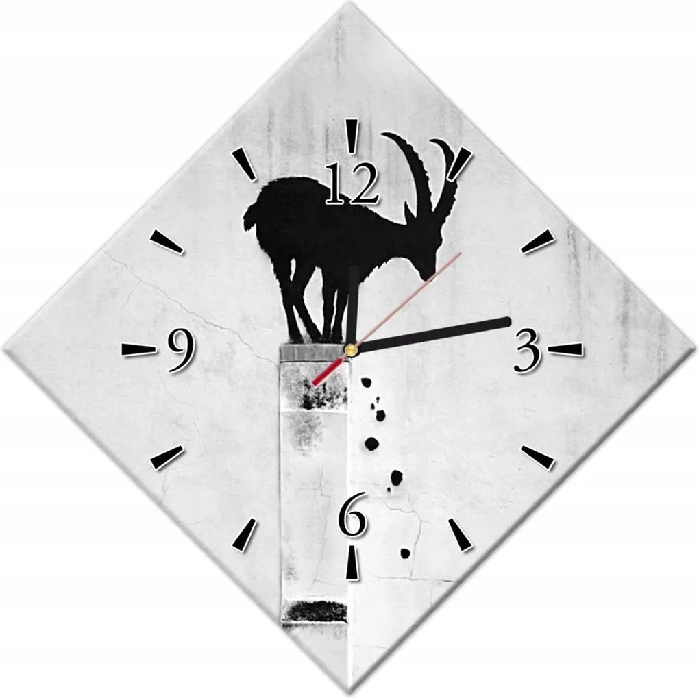 Órák 42x42 Kozica Banksy Hegyi gazella Nincs magánélet Falfestmény