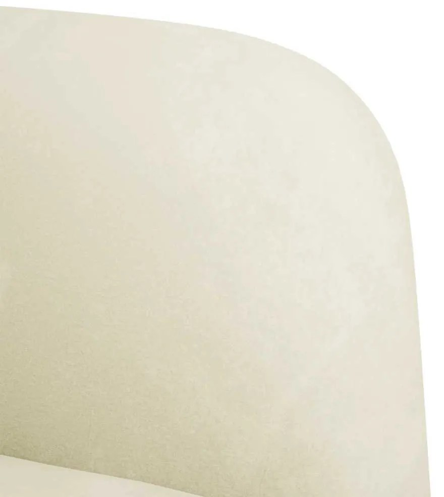 krém bársony loveseat kanapé 109 cm