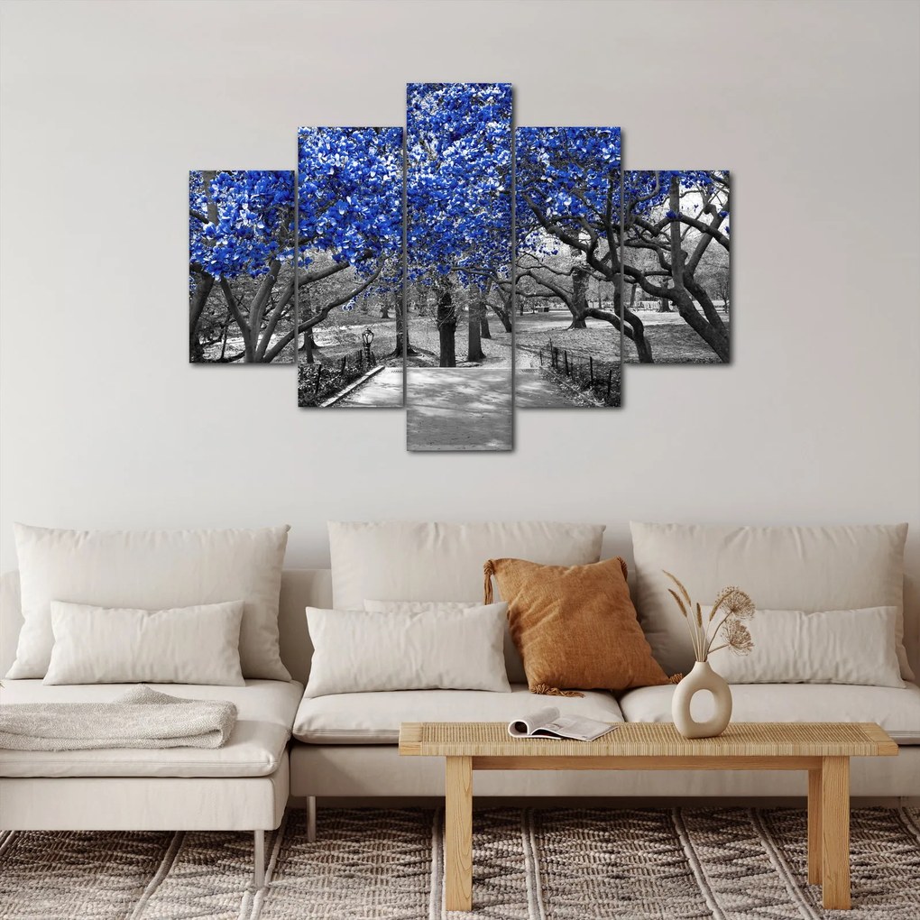 Kép - Kék fák, Central Park, New York (150x105 cm)