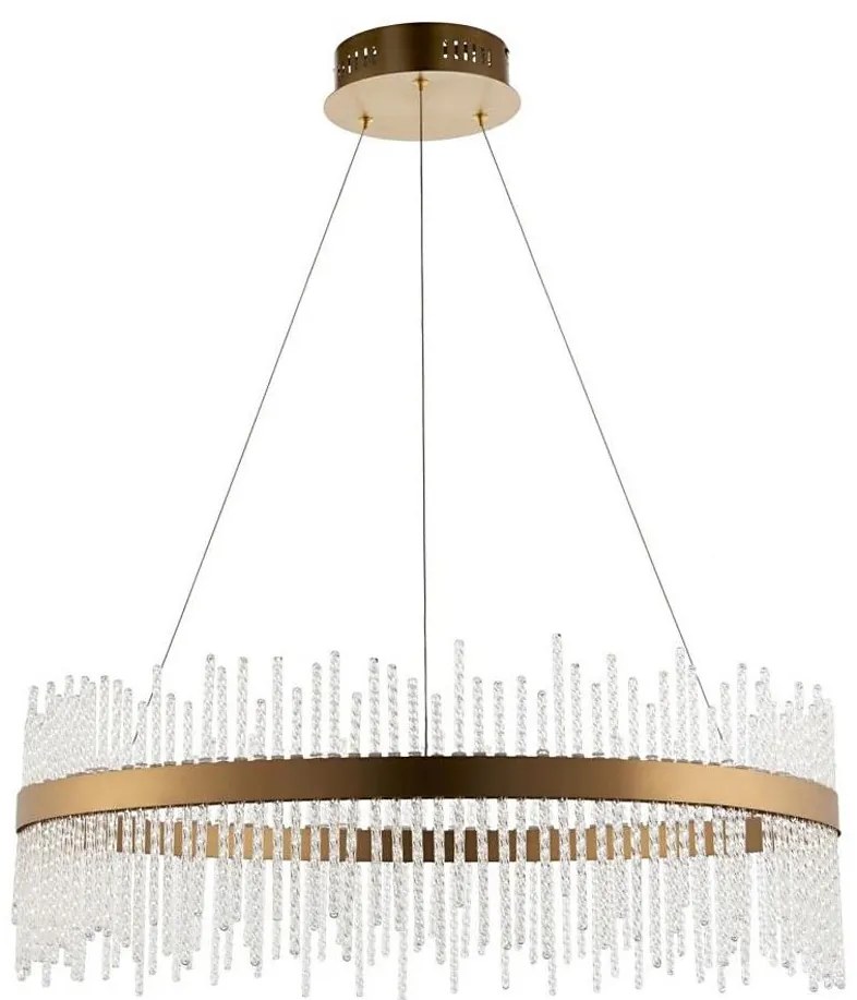 Endon 81908 - ADRIEL LED 58W 230V 3000K állítható arany függeszték