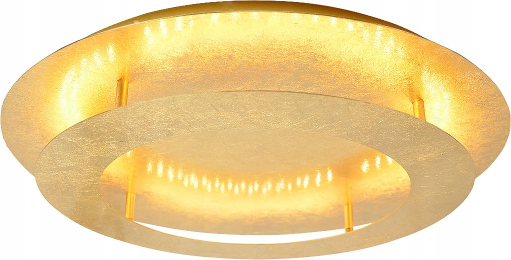 Mennyezeti lámpa plafon arany 40cm Led Merle 98-66213