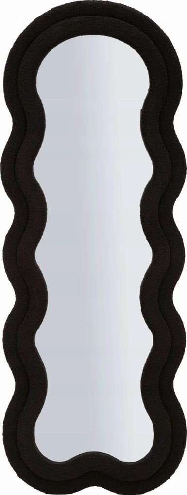 Mdf Fali Tükör Fekete Szövet Keret 60 X 160 CM