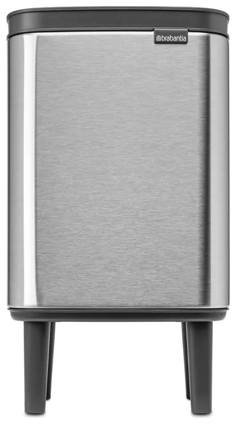 Matt ezüstszínű acél szemetes 4 l Bo Hi – Brabantia