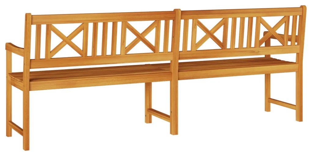 Kerti Pad 220x56x90 cm Tömör Fa Akác