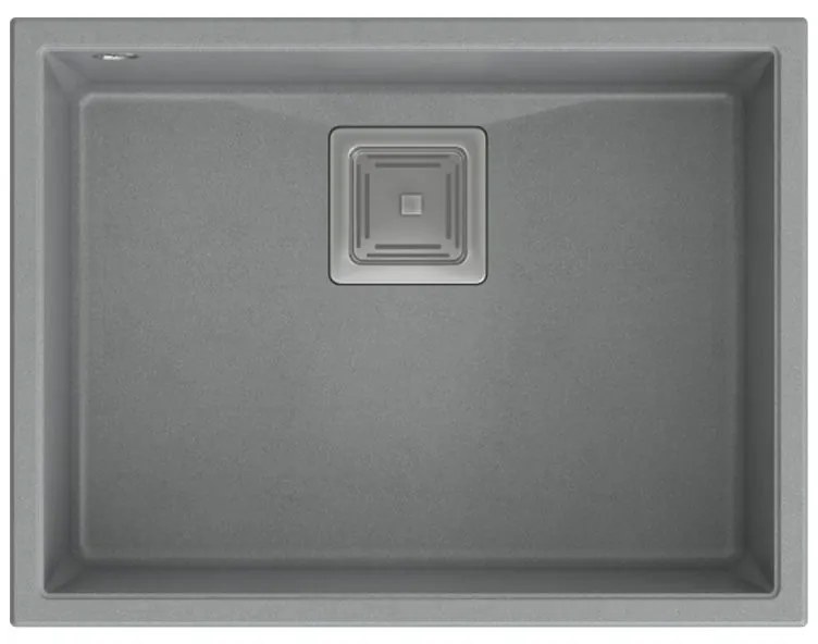 gránit mosogató DAVID 50 Grey Metallic